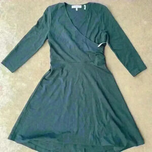 NWT Green Wrap Dress